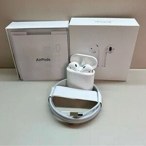 Apple AirPods with Wireless Charging Case - White